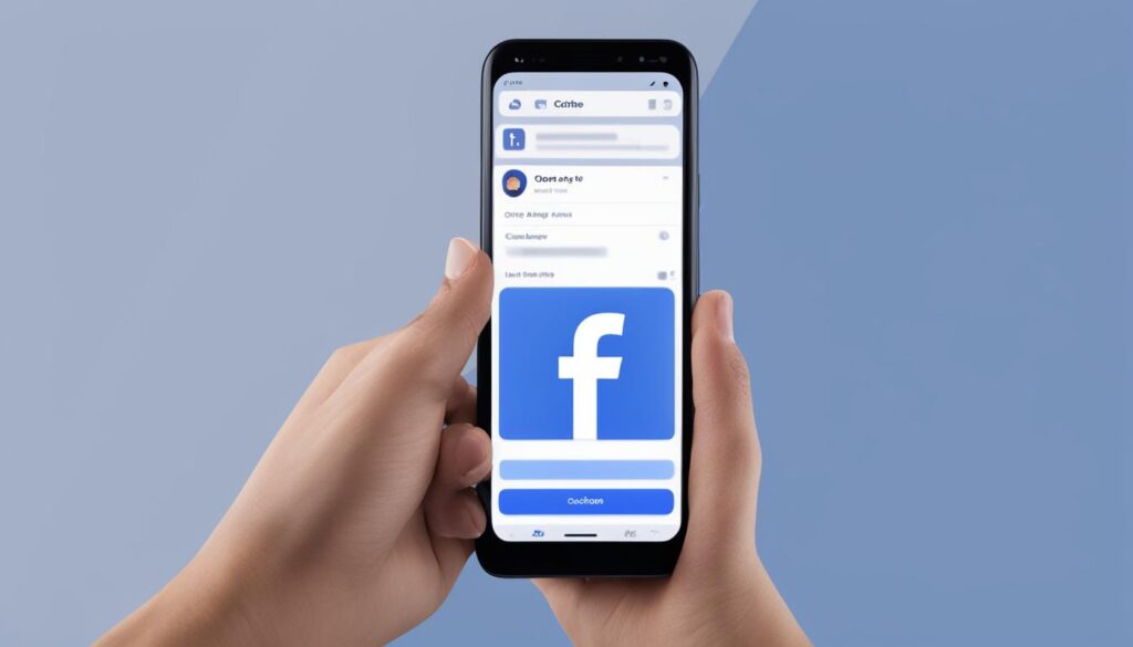clear facebook cache on mobile