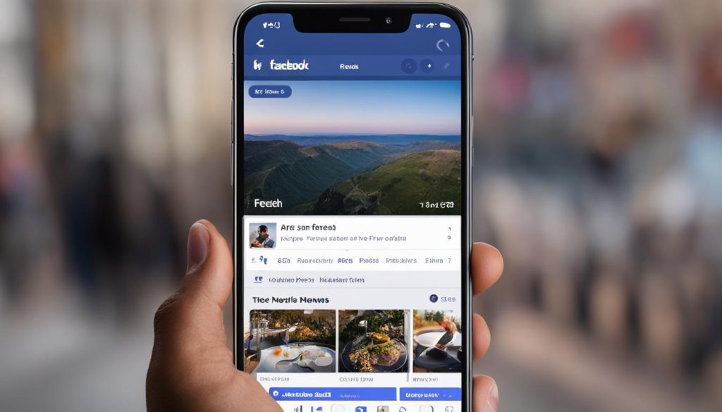 Refresh Facebook News Feed on Mobile
