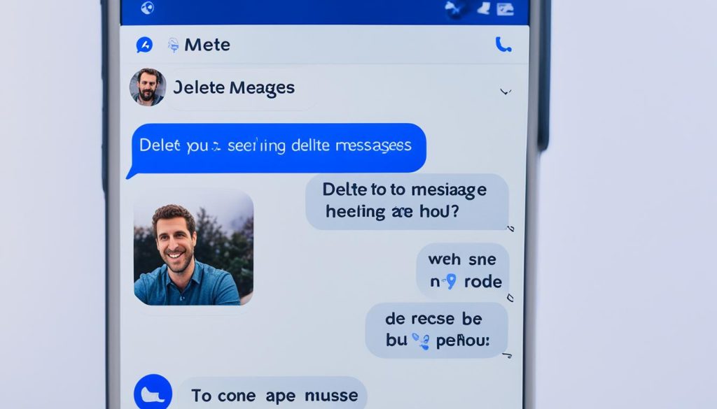 delete old messages on messenger