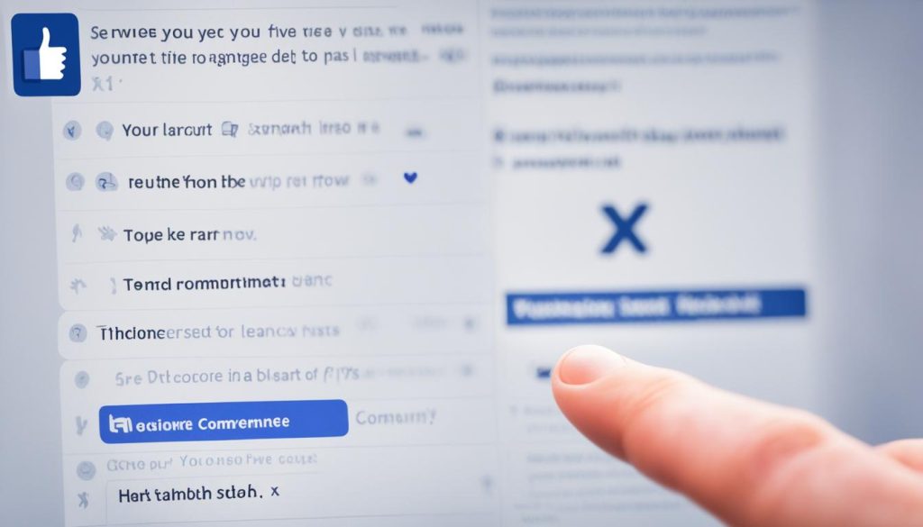delete comments on Facebook